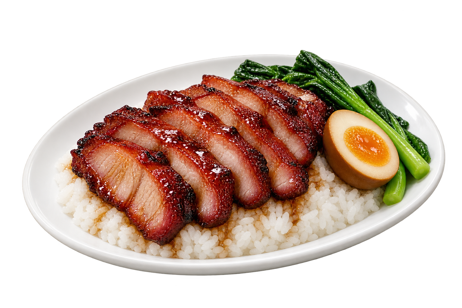 蜜汁叉燒溏心蛋飯